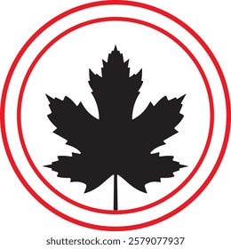 canada, flag, maple, leaf, symbol, icon, button, illustration, country, national, vector, america, sign, red, nation, banner, design, 