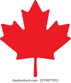 canada, flag, maple, leaf, symbol, icon, button, illustration, country, national, vector, america, sign, red, nation, banner, design, 