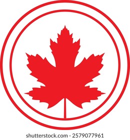 canada, flag, maple, leaf, symbol, icon, button, illustration, country, national, vector, america, sign, red, nation, banner, design, 