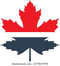 canada, flag, maple, leaf, symbol, icon, button, illustration, country, national, vector, america, sign, red, nation, banner, design, 