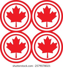 canada, flag, maple, leaf, symbol, icon, button, illustration, country, national, vector, america, sign, red, nation, banner, design, 