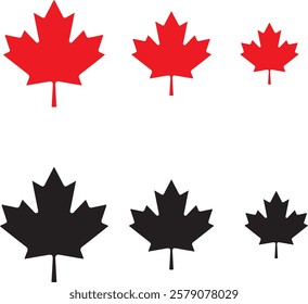 canada, flag, maple, leaf, symbol, icon, button, illustration, country, national, vector, america, sign, red, nation, banner, design, 