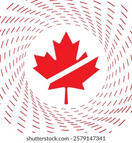 Canada, flag, maple, leaf, symbol, icon, button, illustration, country, national, vector, 