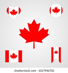 Canada flag set