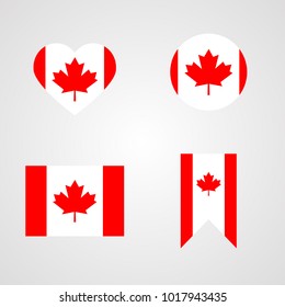 Canada flag sign