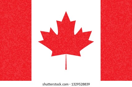 Canada flag. Simple vector Canadian flag