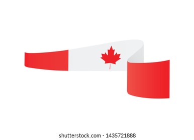Canada flag. Simple vector Canadian flag