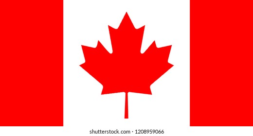 VECTOR DE BANDERAS DE CANADÁ