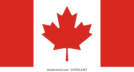 Canada flag. Canada flag vector