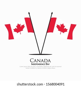 Canada flag vector. can be used for Independence Day celebrations or other events