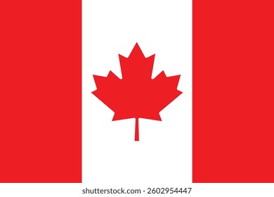 Canada Flag Vector Design Illustration