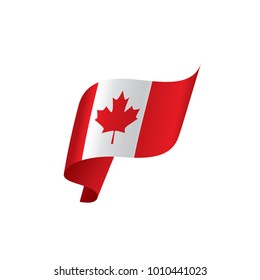 Canada flag, vector illustration