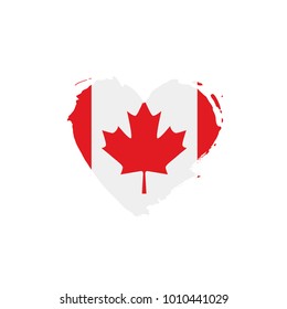 Canada flag, vector illustration
