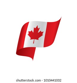 Canada flag, vector illustration