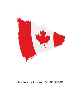 Canada flag, vector illustration