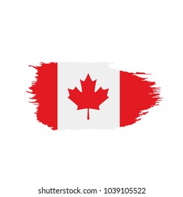 Canada flag, vector illustration