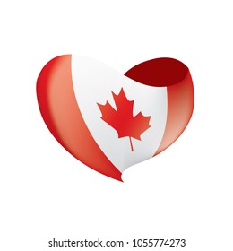 Canada flag, vector illustration