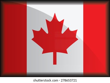 Canada Flag, vector illustration