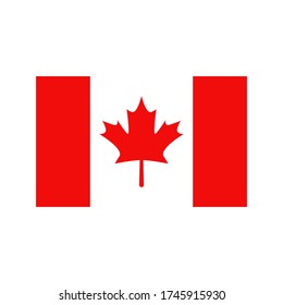 Bandera de Canadá.Día de la Independencia de Canadá