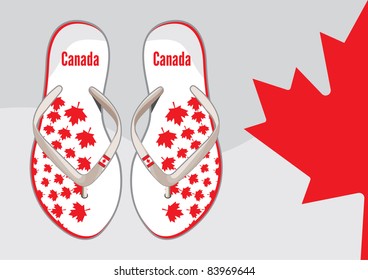 Canada flip flop sandals