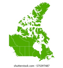 4,371 Canada map green Images, Stock Photos & Vectors | Shutterstock