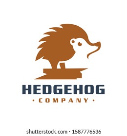 Canada hedgehog animal logo design