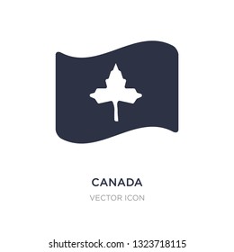 canada icon on white background. Simple element illustration from Thanksgiving concept. canada sign icon symbol design.
