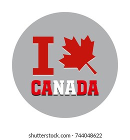 canada icon vector