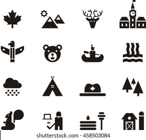 CANADA icons