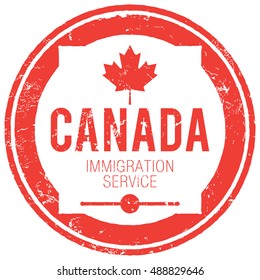 Canada Immigration Service Stamp