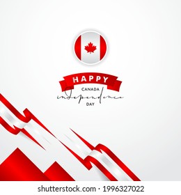 Canada Independence Day Background Design