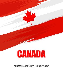 Canada Independence day labor day design.