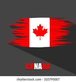 Canada Independence day labor day design.