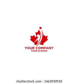 Canada Insurance Logo Design Vector