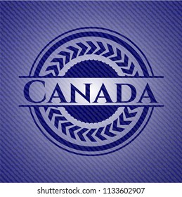 Canada with jean texture