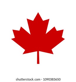 Canada leaf sign