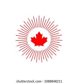 Canada Logo Vector Template Design Illustration