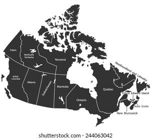 Canada map 