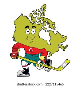 cartografía canadá cartografía de mano dibujar vector