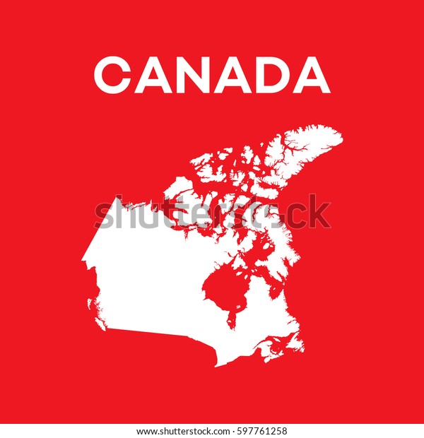 Canada Map Designs Vector Illustration Stock Vector (Royalty Free ...