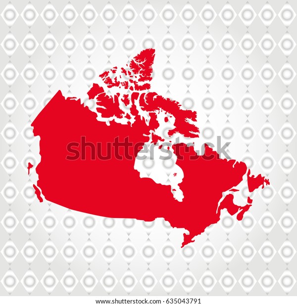 Canada Map Diamond Background Stock Vector (Royalty Free) 635043791