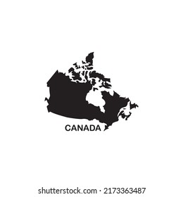 CANADA map icon. vector illustration symbol design.