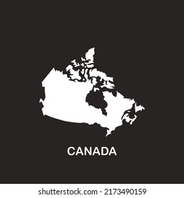 CANADA map icon. vector illustration symbol design.