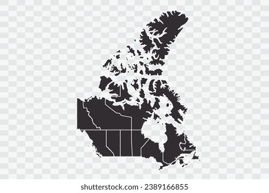 Canada Map iron Color on White Background quality files Png