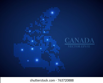 Canada Map Page Symbol Your Web Stock Vector (Royalty Free) 791225443