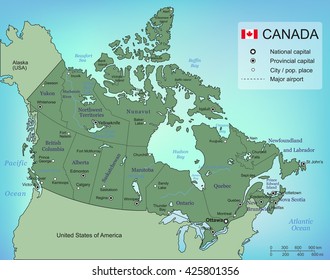 5,177 Map canada provinces Images, Stock Photos & Vectors | Shutterstock