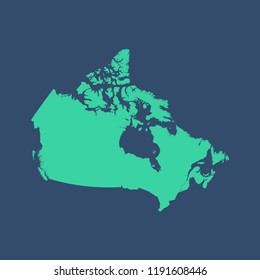 Canada map vector