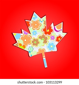 Canada Maple Leaf Background