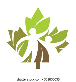 Canada Maple Logo Vector.