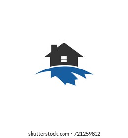 canada maple real estate logo template